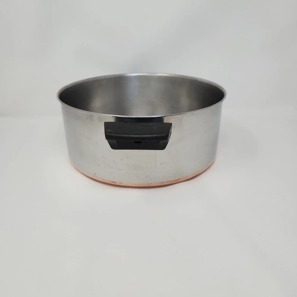 Vintage Revere‎ Ware Copper Clad Bottom 3-quart Pot Pan
